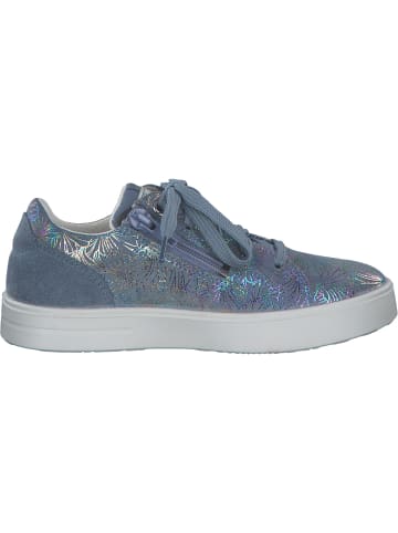 superfit Slipper in blau/silber