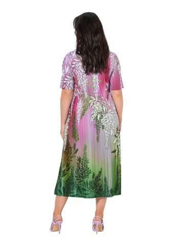 Ulla Popken Midikleid in magenta