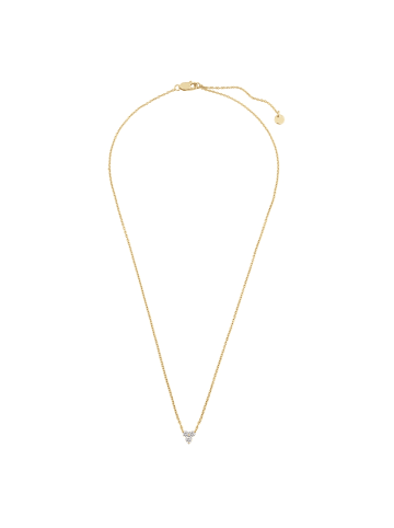 Glanzstücke München Kette aus Sterling Silber mit Topas in gelbgold