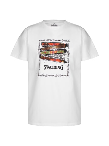 Spalding T-Shirt Logo in weiß / bunt