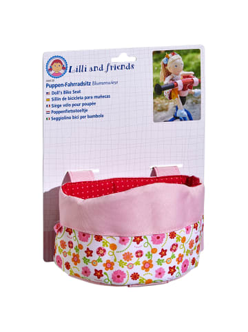 Haba Puppen Fahrradsitz Puppen-Fahrradsitz Blumenwiese, bis 38 cm in mehrfarbig