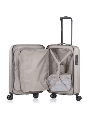 Pack Easy Genius 4 Rollen Kabinentrolley S 54 cm in taupe