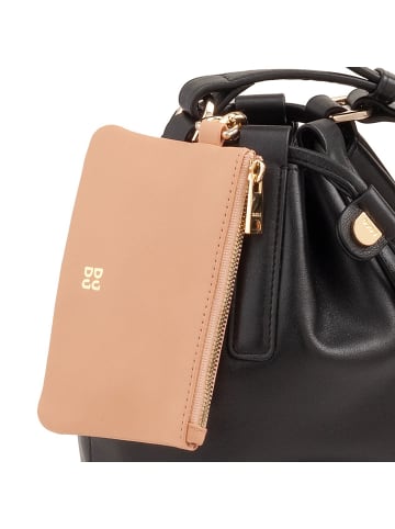 DuDu Filicudi Beuteltasche Leder 14 cm in black