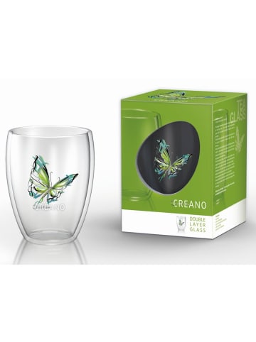 Creano Thermoglas "Colourfly" in Grün - Glas 250ml