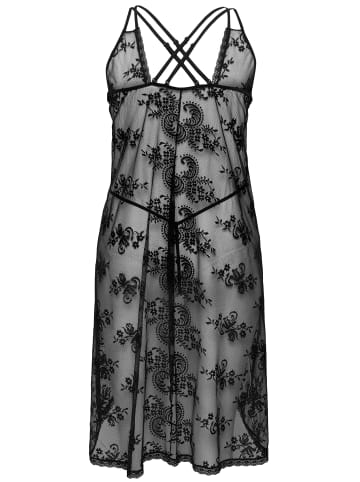 Ulla Popken Négligé in schwarz