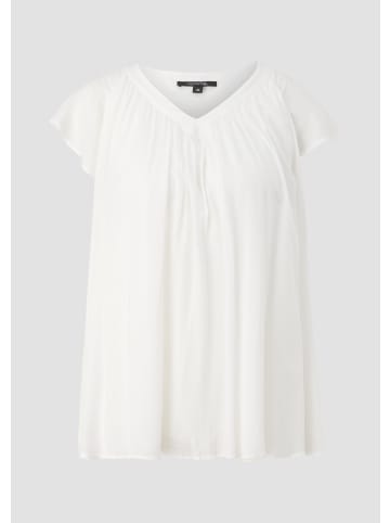 comma Bluse in 0120_weiß