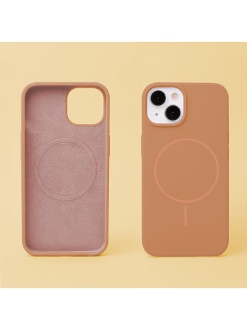 COFI 1453 TFO Silicone Thin Mag kompatibel mit Apple iPhone 18 und iPhone in Karamell