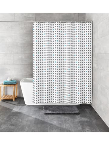 Kleine Wolke Duschvorhang Casket in grau