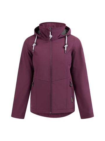 Schmuddelwedda Softshelljacke in Aubergine-271