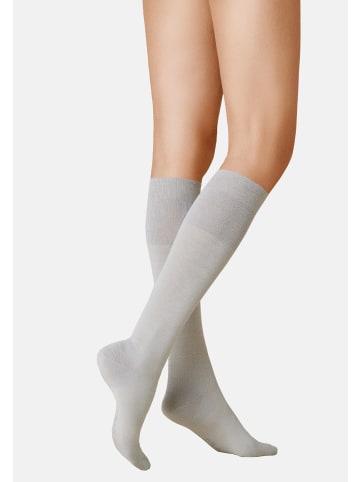 Kunert Kniestrümpfe Soft Wool Cotton weich in gentian blue