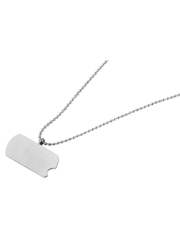 Adeliás Unisex Halskette mit Anhänger – aus Edelstahl in silber