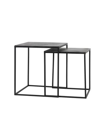 Light & Living Beistelltisch Banos - Antikes Blei - 44.5x44.5x50.5cm