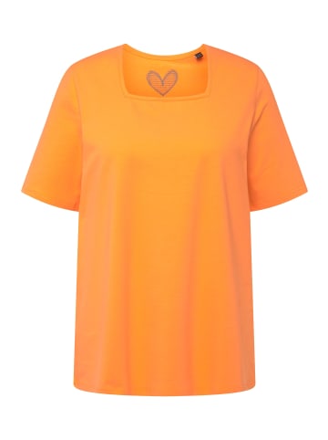 Ulla Popken Shirt in cantaloupe orange