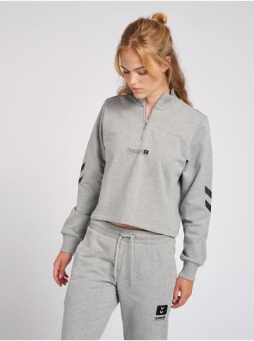 Hummel Reißverschluss Sweatshirt Hmllgc Nikka Damen in GREY MELANGE