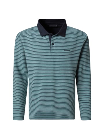 Pierre Cardin Langarmshirt in Mineral Blue