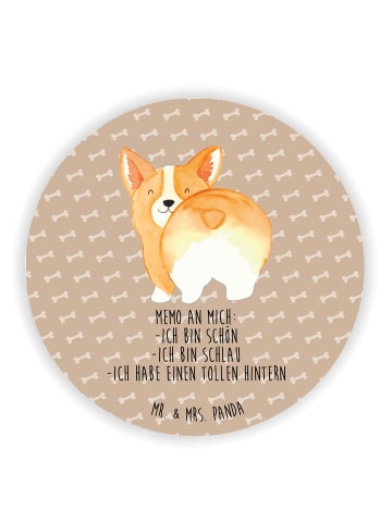 Mr. & Mrs. Panda magnet Corgi Po mit Spruch in Hundeglück