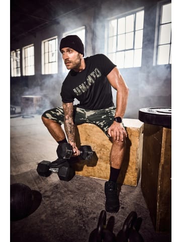 JP1880 Kurzarm T-Shirt in schwarz