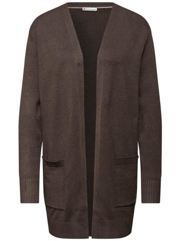 Street One Pullover in dark nomad brown mel.