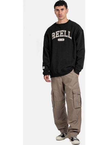 Reell Sweatjacke "Team Crewneck" in Schwarz
