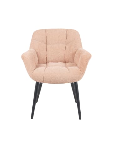 DUBI Möbel 2er-Set: Esszimmerstuhl Mika-Remo in Rosa - (B)65 x (H)81 x  (T)66 cm