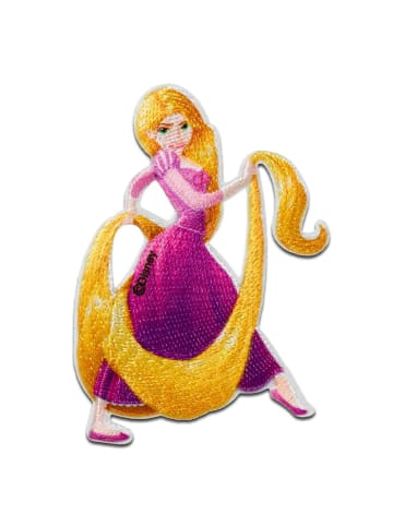 Catch the Patch Rapunzel Neu Verföhnt Haare PrinzessinApplikation Bügelbild inLila