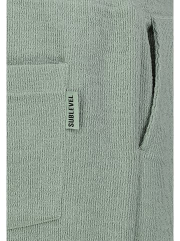 Sublevel Lässige Shorts Kordelzug Seitentaschen in Hellgrün