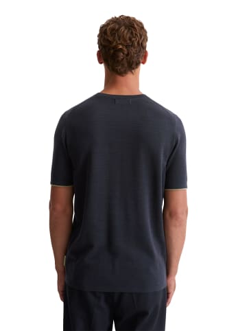 Marc O'Polo Feinstrickshirt regular in Deep Night Blue