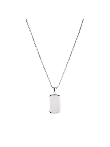 Tom Tailor Kette mit Anhänger Edelstahl in silber