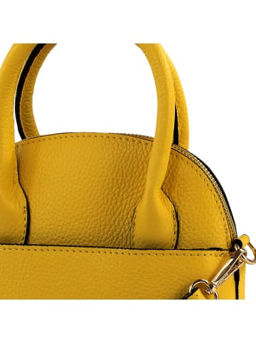 Toscanto Leder Umhängetasche Toscanto Tasche gelb ca. 20cm