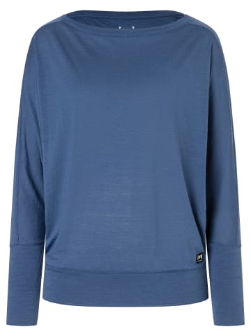 super.natural Merino Longsleeve W KULA TOP in blau