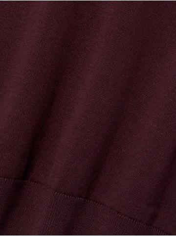 Nils Sundström Strickpullover in aubergine - 0002