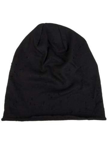 styleBREAKER Beanie Mütze in Schwarz-Schwarz