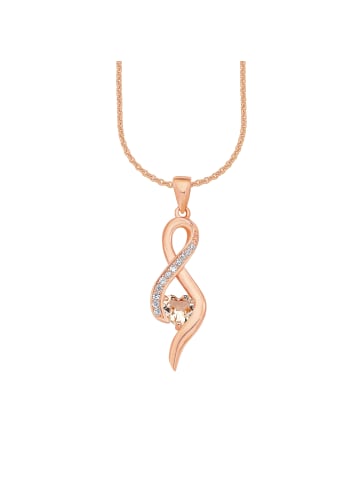 Amor Kette mit Anhänger Silber 925, rosévergoldet in Roségold