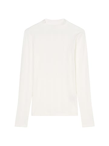 Marc O'Polo DENIM Longsleeve mit Stehkragen slim in Silky White