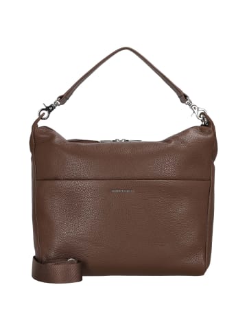 Mandarina Duck Mellow Leather Hobo - Schultertasche 33 cm (nero) in milk chocolate