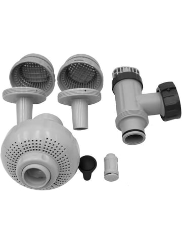 Intex Schlauchanschluss-Set Ø 38mm in grau