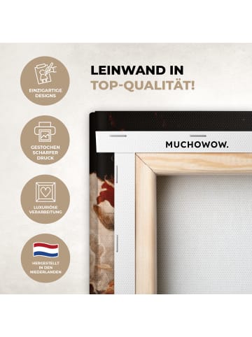 MuchoWow Leinwand bilder Luxus Lippen (BxH)