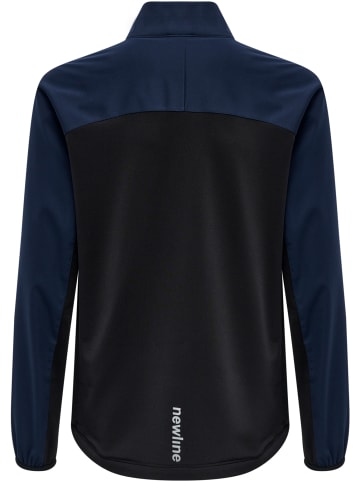 Newline Reißverschluss Jacke Reflektierend Logo Kids Core Kinder in BLACK IRIS