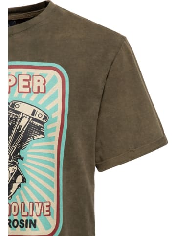 King Kerosin T-Shirt in Grün