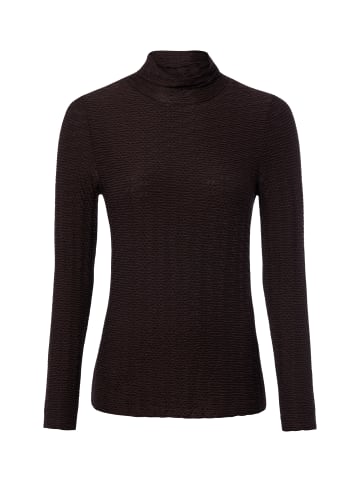 MARC CAIN COLLECTIONS Langarmshirt in mocca - 0001
