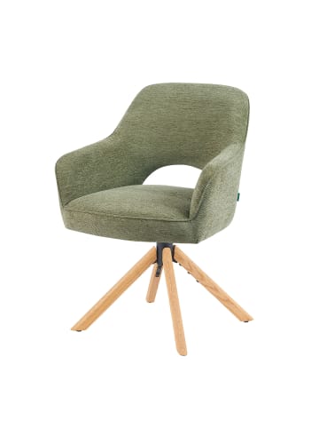 DUBI Möbel 2er-Set: Drehstuhl Mika-Lara in Grün - (B)60 x (H)87 x  (T)65 cm