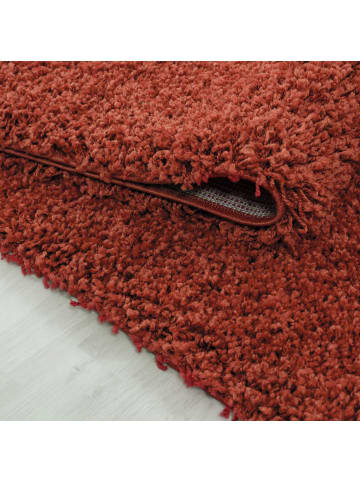 Teppich Boss Hochflor Teppich Lux Terrakotta