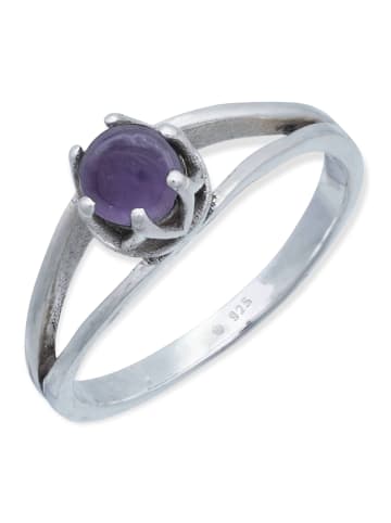 mantraroma 925er Silber - Ringe mit Amethyst