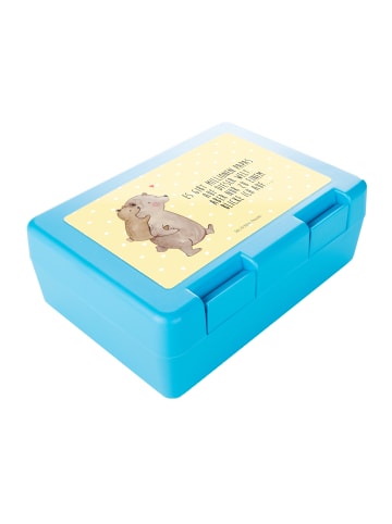 Mr. & Mrs. Panda Bento Box Papa Bär mit Spruch in Gelb Pastell