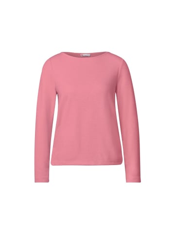 Street One Langarmshirt in sugar coral mel.