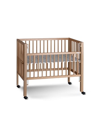 tiSsi Boxspring Anstellbett "Maxi" in Natur - 50 x 90cm