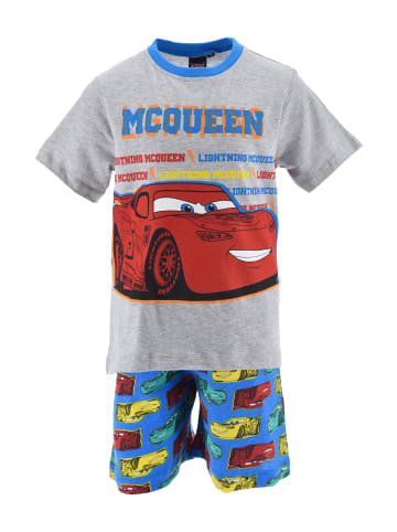 Disney Cars 2tlg. Outfit: Schlafanzug Sommert Shirt und Hose in Blau