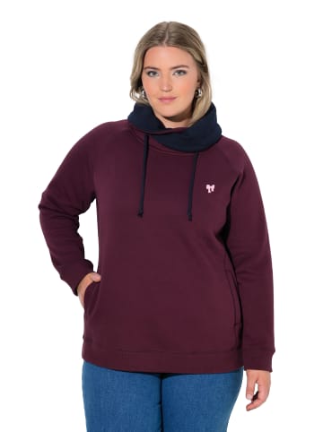 Ulla Popken Sweatshirt in nougatbraun