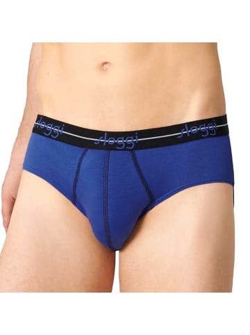 Sloggi Slip 4er Pack in Schwarz/Blau