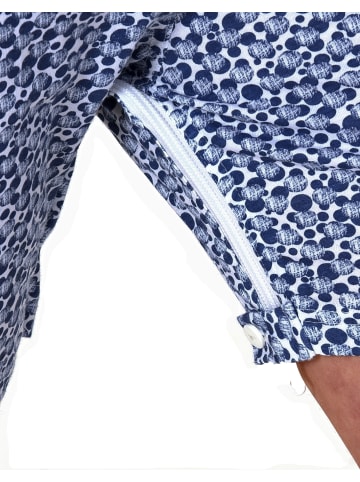 NORMANN Pflegeoverall kurzarm Reissverschluss - 62725 in blau